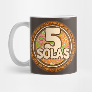 Five Solas of the Reformation - Reformed Theology Mug